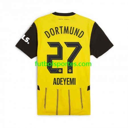 Camiseta Borussia Dortmund Karim Adeyemi 27 Primera Equipación 2024/2025